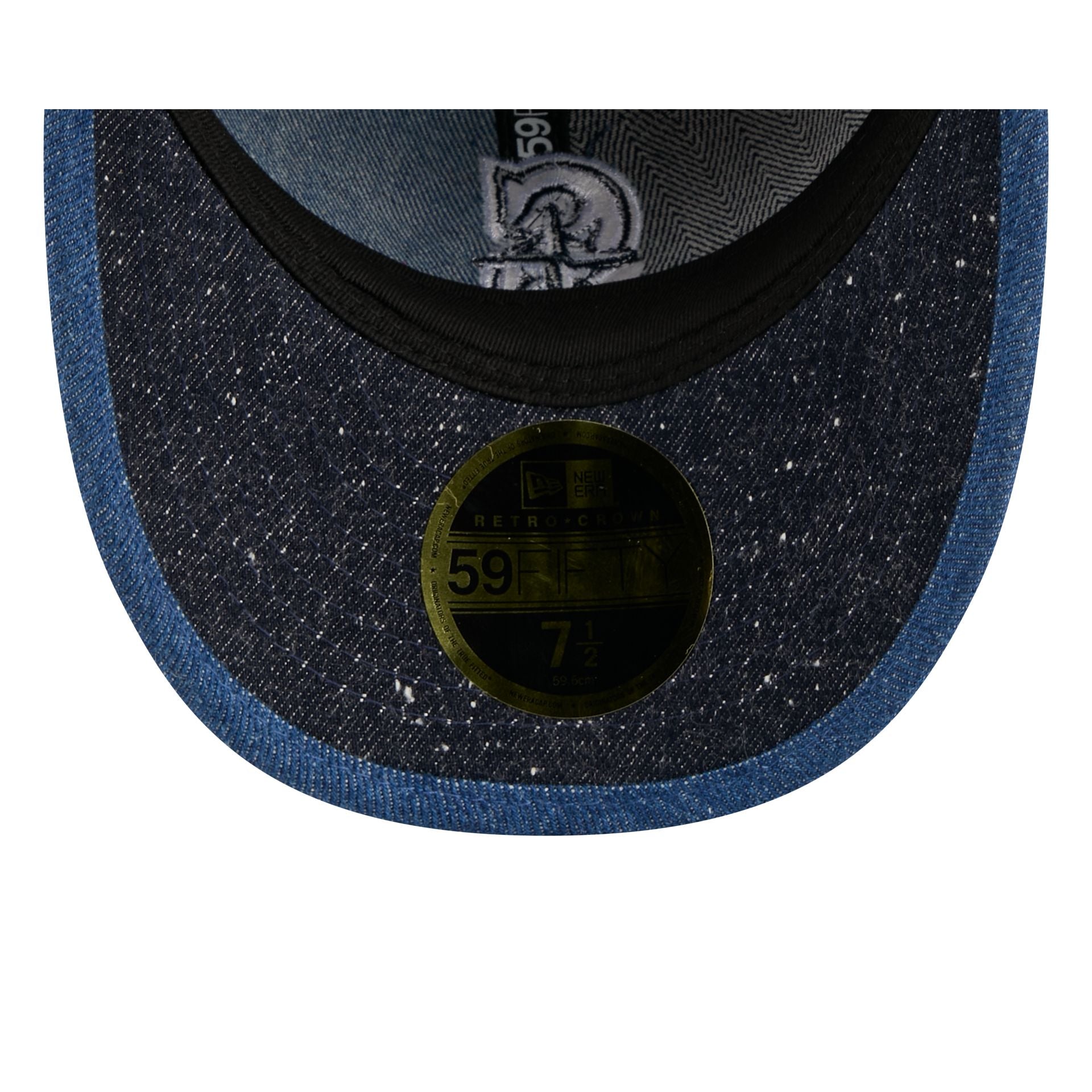 Seattle Mariners Multi-Panel Denim Retro Crown 59FIFTY Fitted Hat