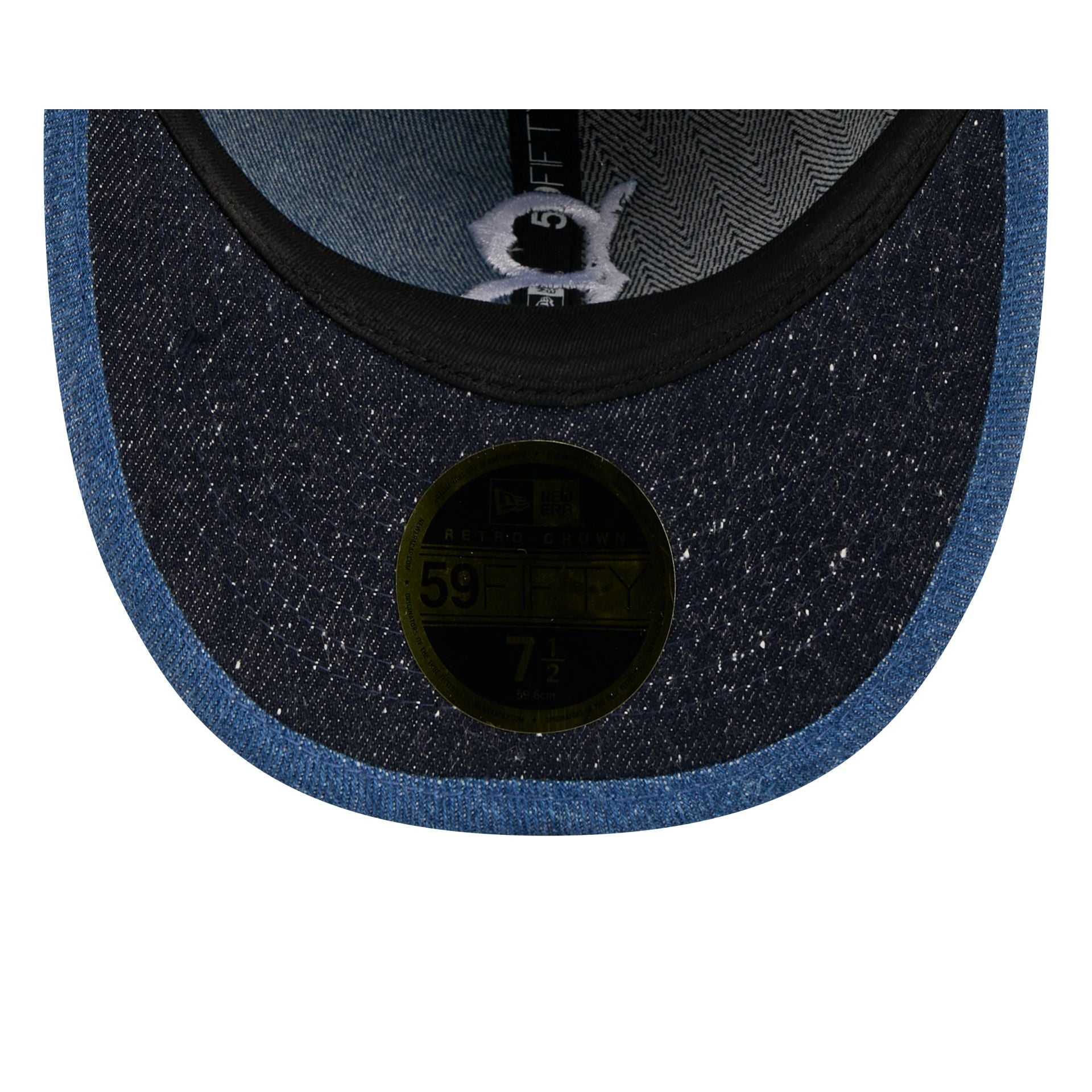Brooklyn Dodgers Multi-Panel Denim Retro Crown 59FIFTY Fitted Hat
