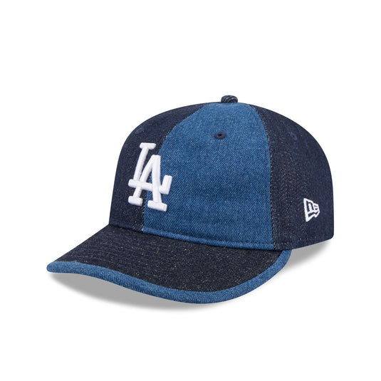 Los Angeles Dodgers Multi-Panel Denim Retro Crown 59FIFTY Fitted Hat - New Era Cap