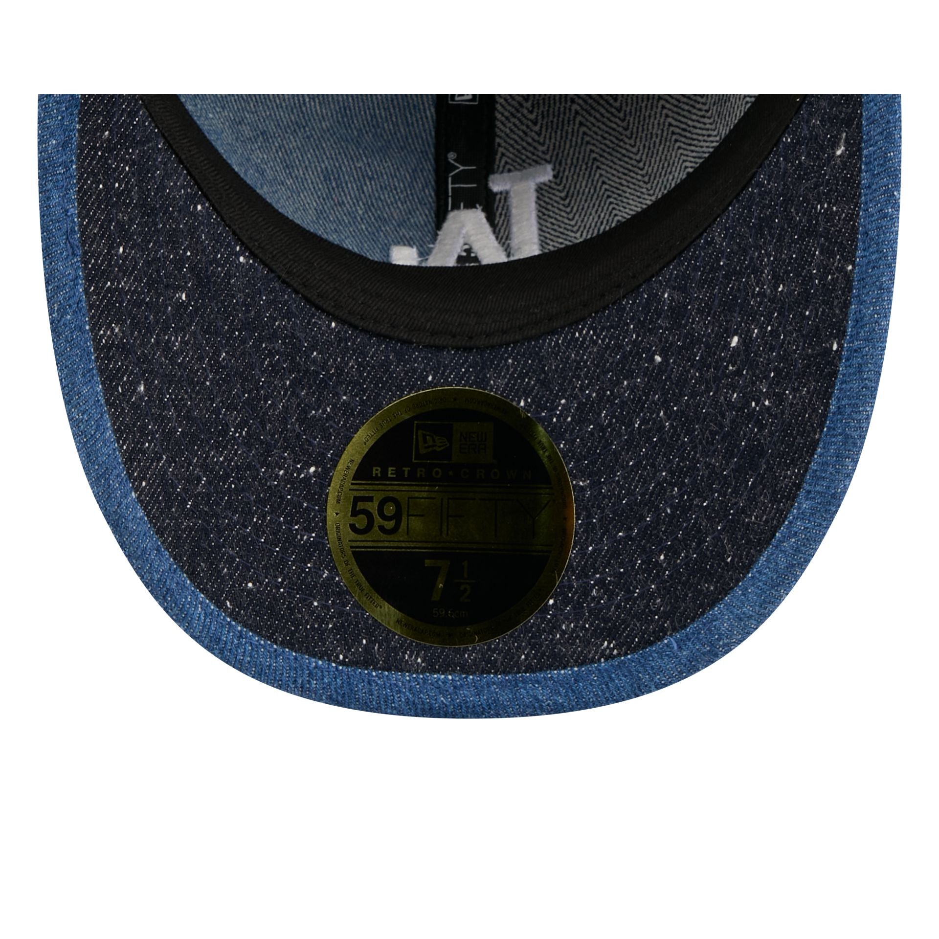 Los Angeles Dodgers Multi-Panel Denim Retro Crown 59FIFTY Fitted Hat