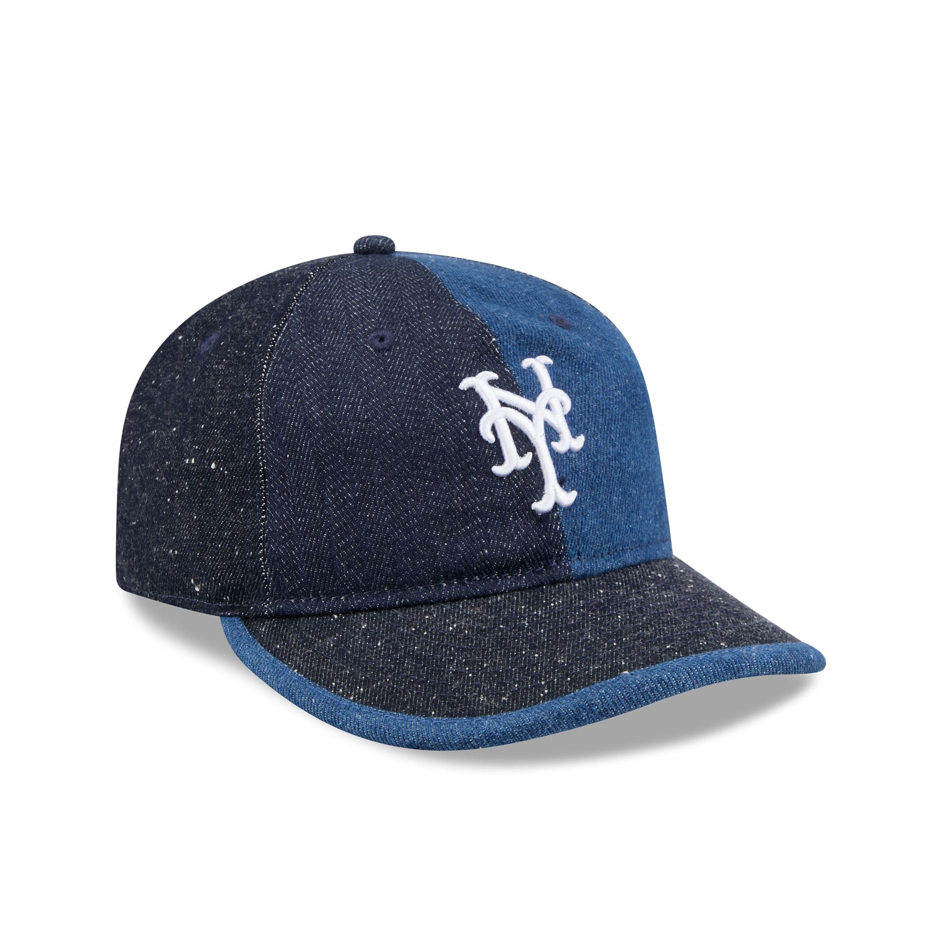 New York Mets Multi-Panel Denim Retro Crown 59FIFTY Fitted Hat