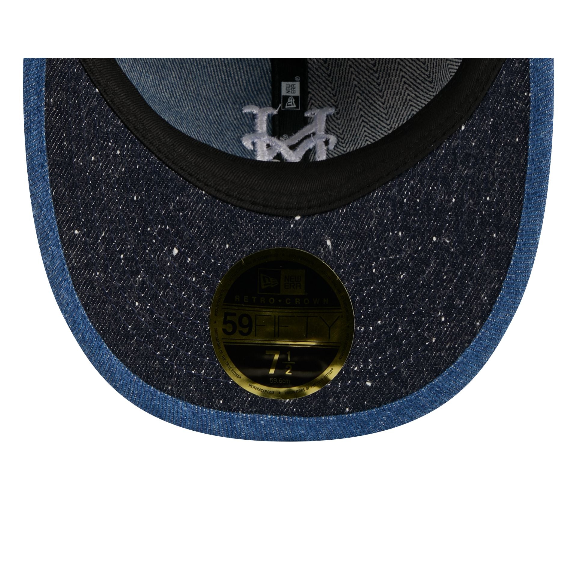 New York Mets Multi-Panel Denim Retro Crown 59FIFTY Fitted Hat