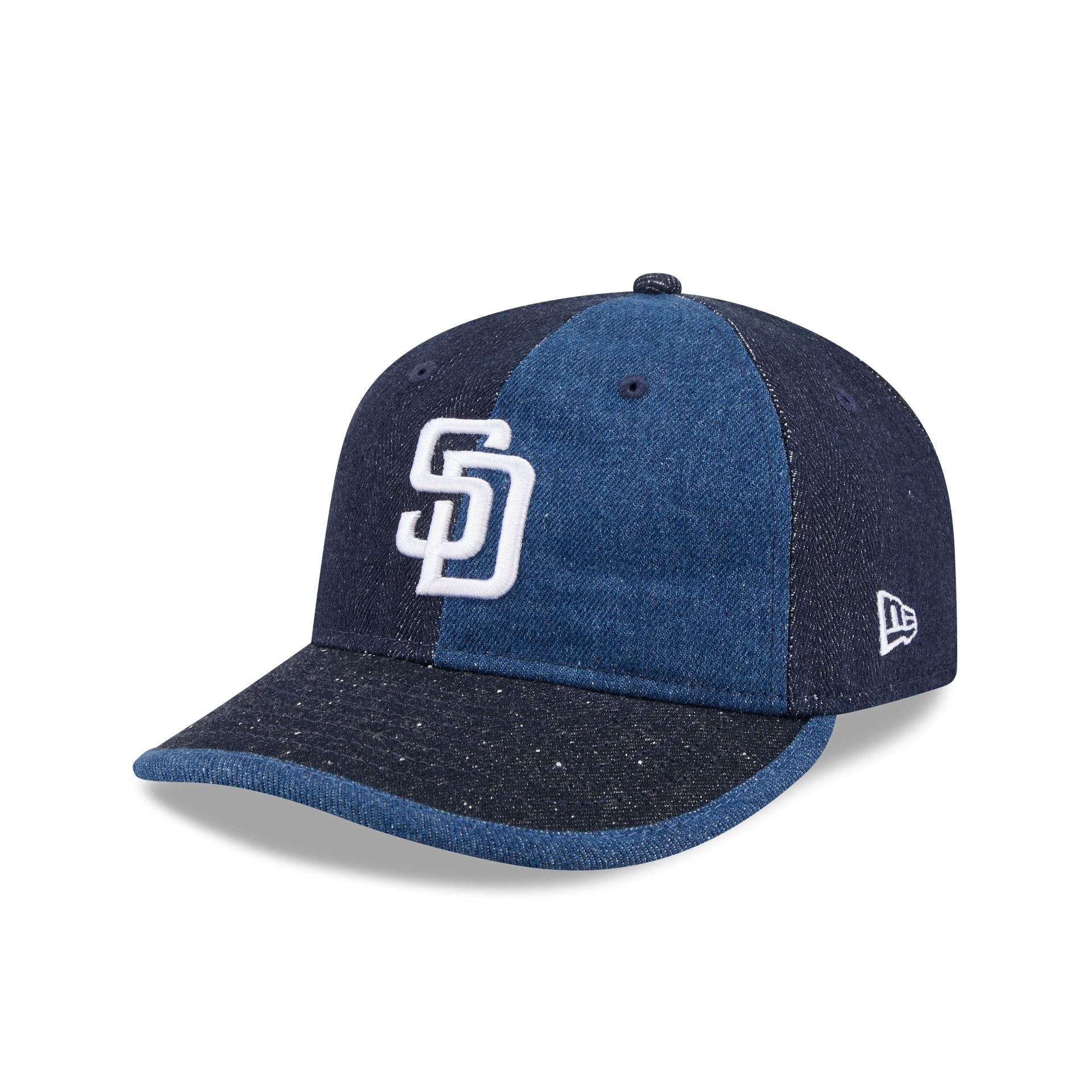 San Diego Padres Multi-Panel Denim Retro Crown 59FIFTY Fitted Hat