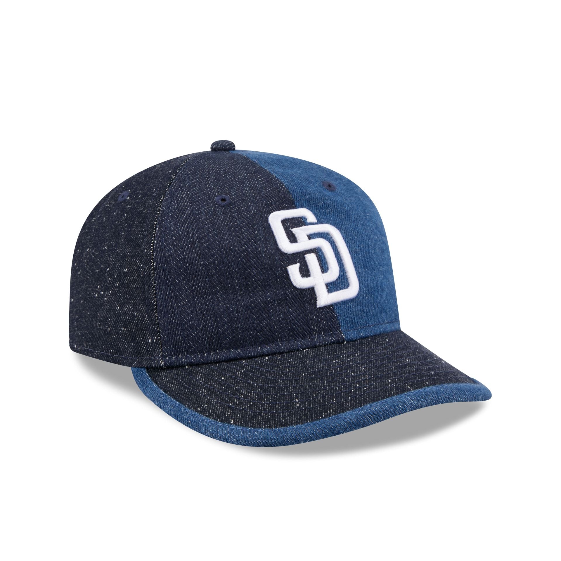 San Diego Padres Multi-Panel Denim Retro Crown 59FIFTY Fitted Hat