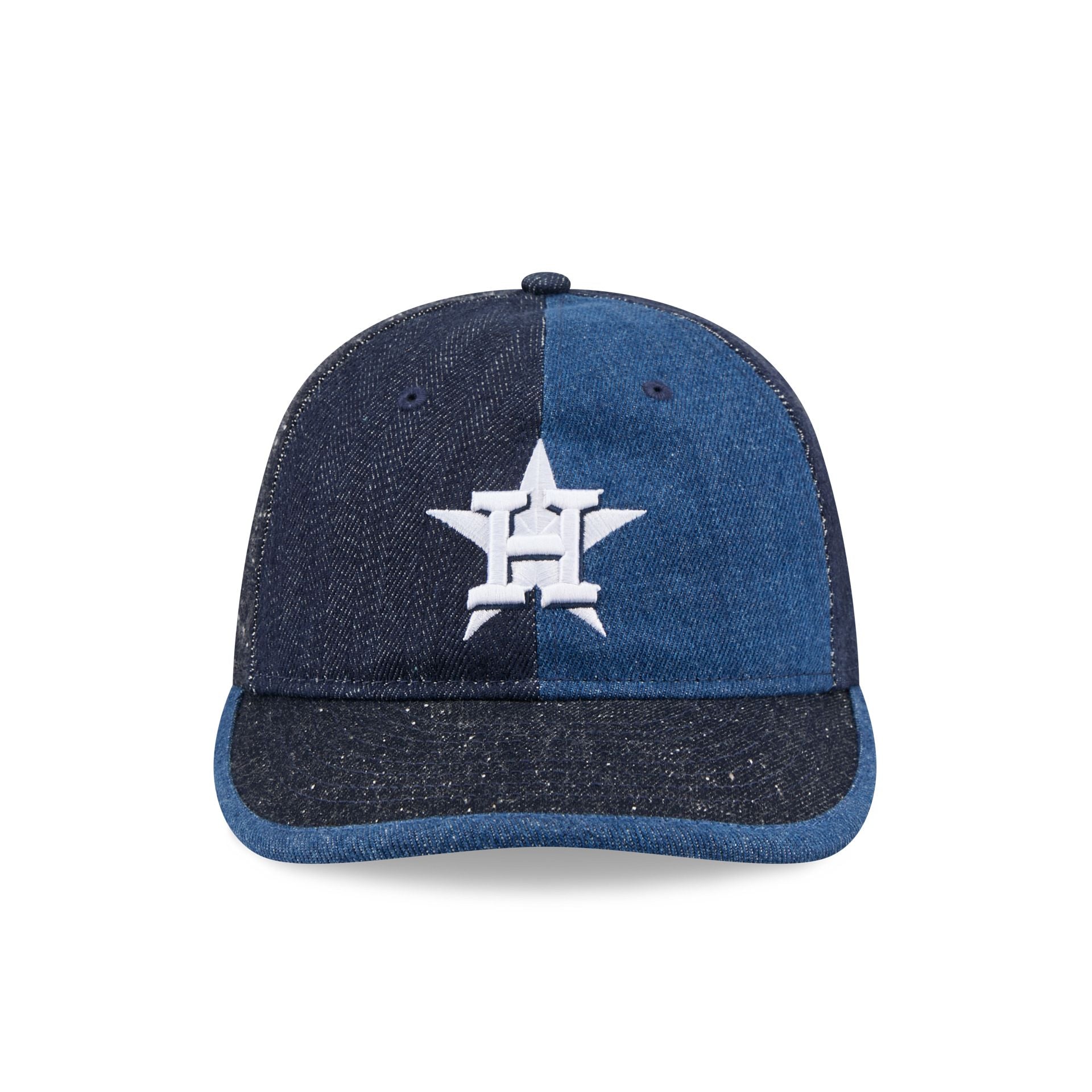 Houston Astros Multi-Panel Denim Retro Crown 59FIFTY Fitted Hat