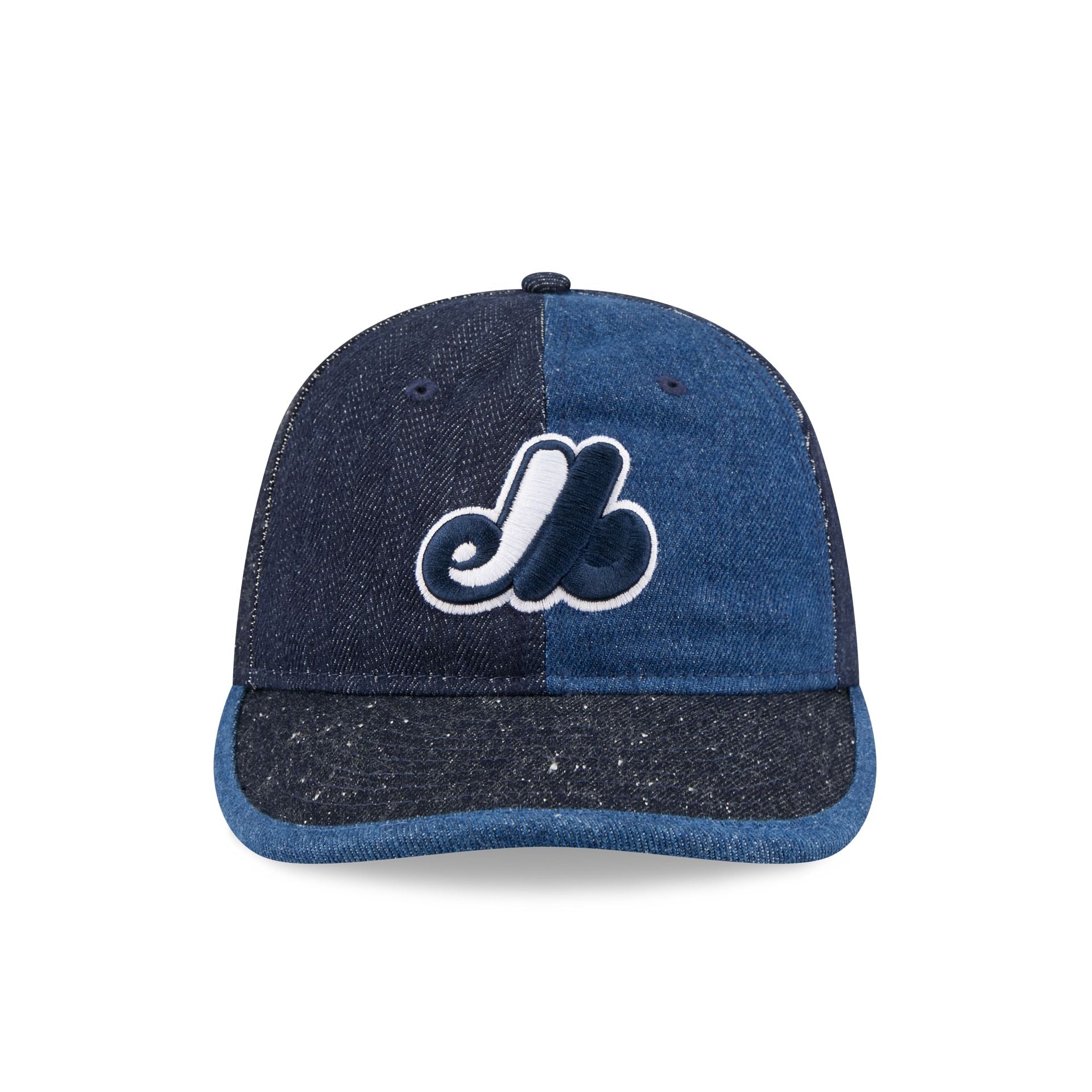 Montreal Expos Multi-Panel Denim Retro Crown 59FIFTY Fitted Hat