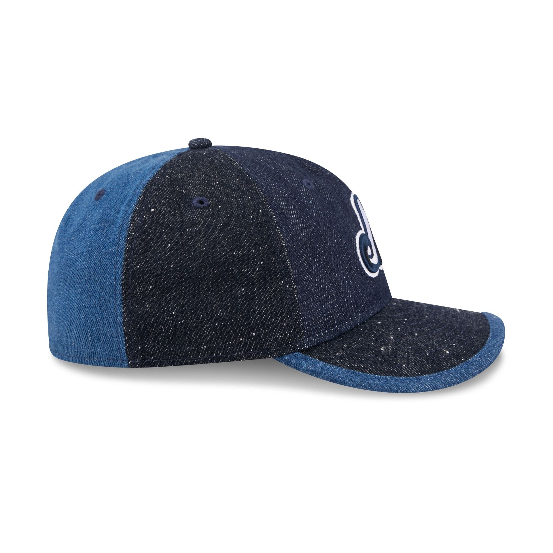 Montreal Expos Multi-Panel Denim Retro Crown 59FIFTY Fitted Hat