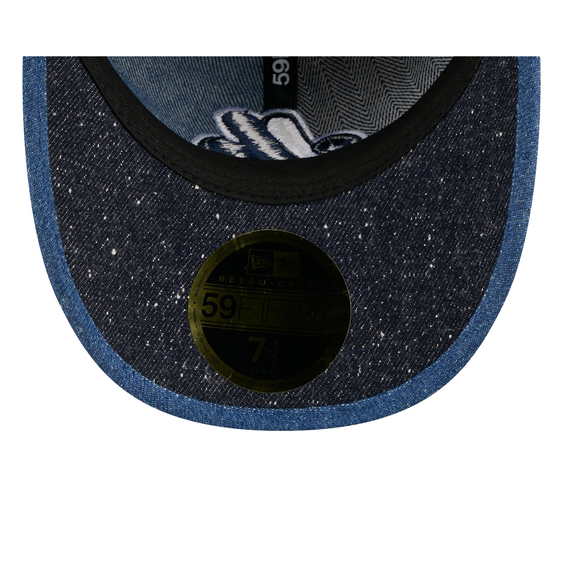 Montreal Expos Multi-Panel Denim Retro Crown 59FIFTY Fitted Hat