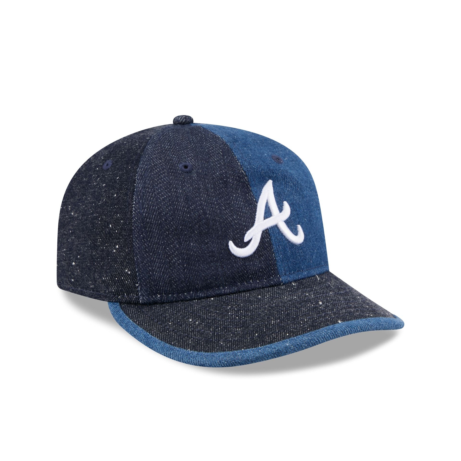 Atlanta Braves Multi-Panel Denim Retro Crown 59FIFTY Fitted Hat