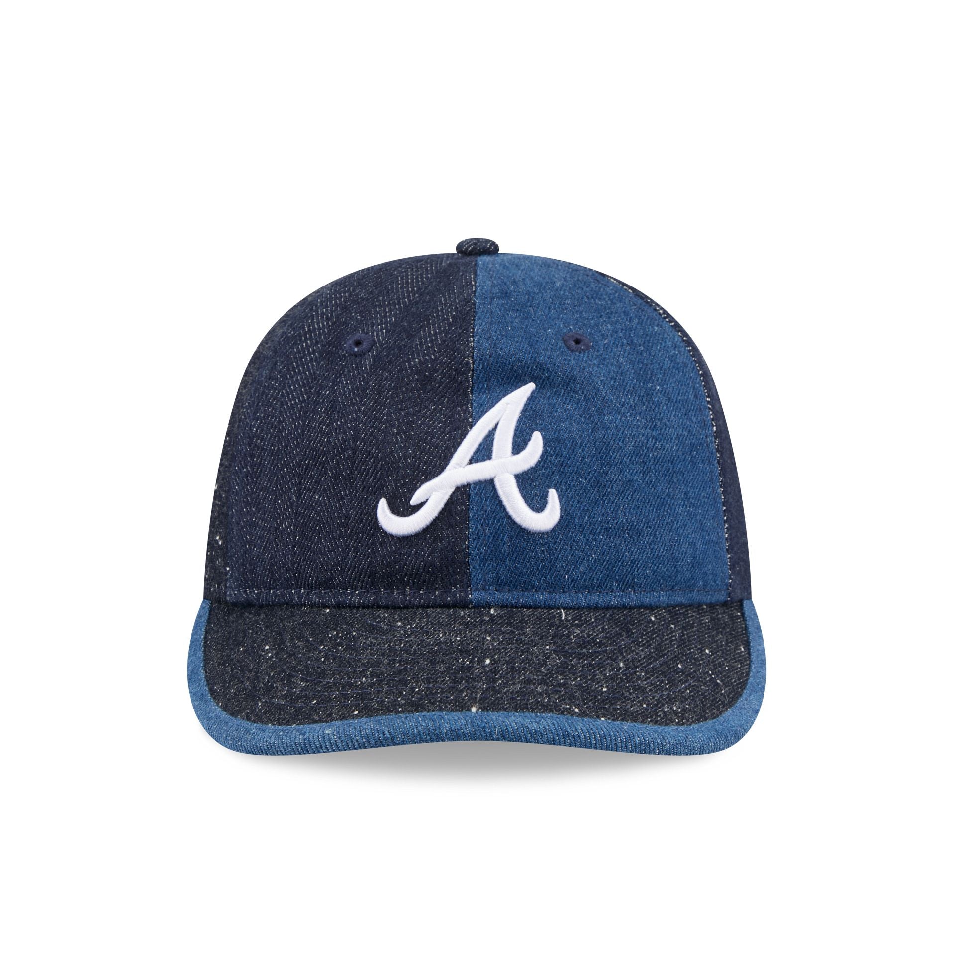 Atlanta Braves Multi-Panel Denim Retro Crown 59FIFTY Fitted Hat