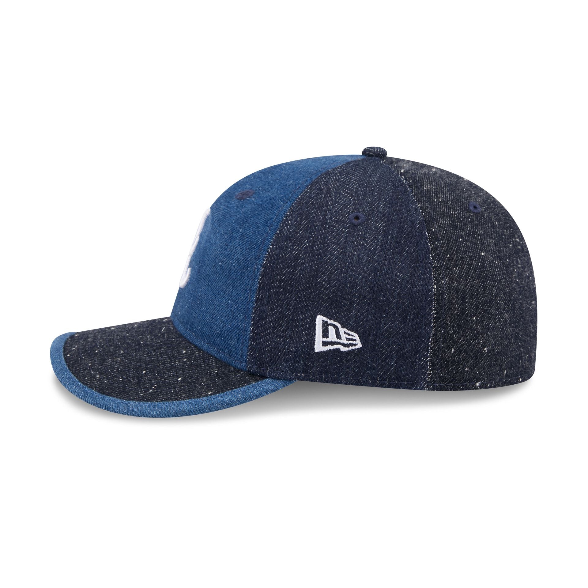 Atlanta Braves Multi-Panel Denim Retro Crown 59FIFTY Fitted Hat