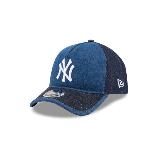 New York Yankees Multi-Panel Denim 9FORTY A-Frame Unstructured Adjustable Hat - New Era Cap