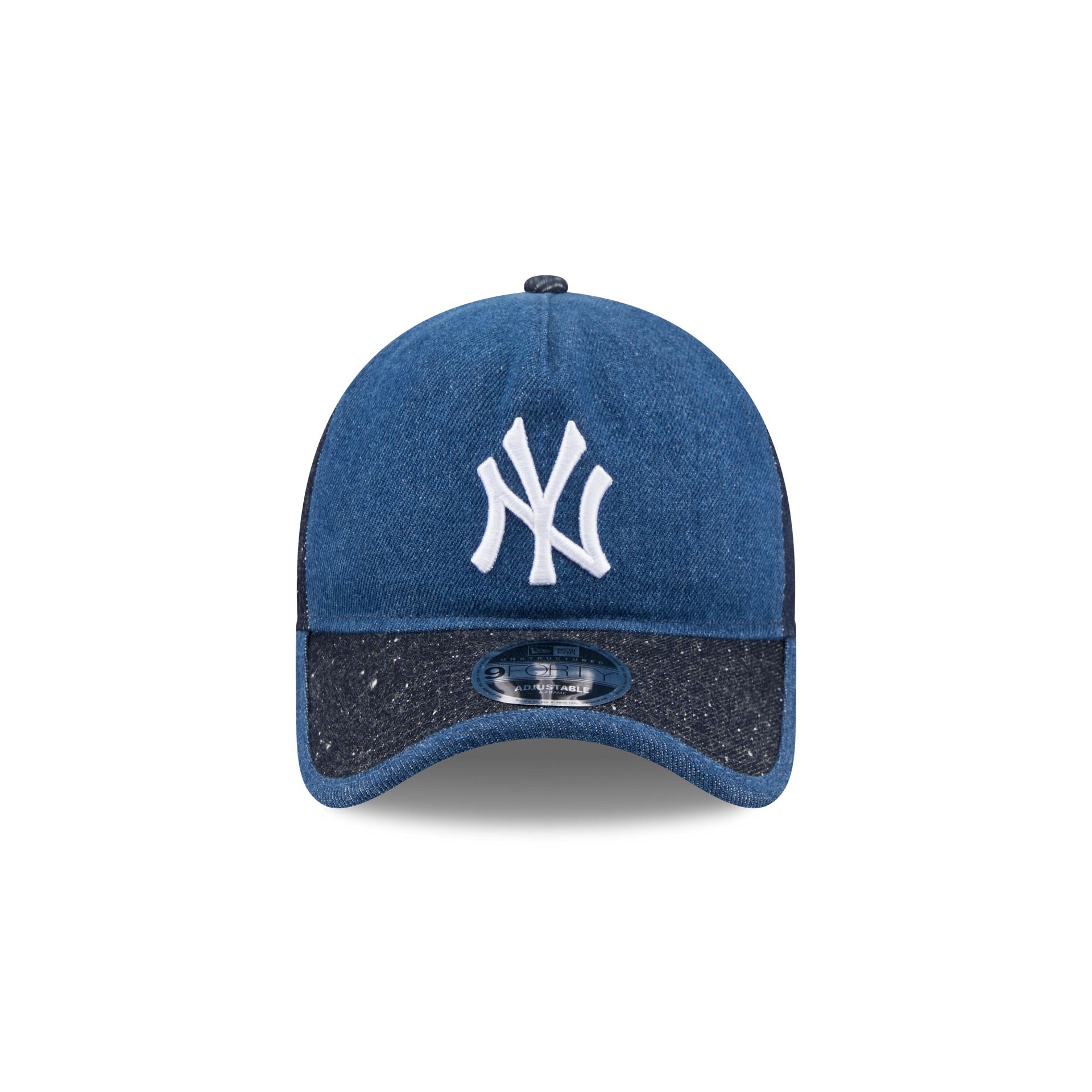 New York Yankees Multi-Panel Denim 9FORTY A-Frame Unstructured Adjustable Hat
