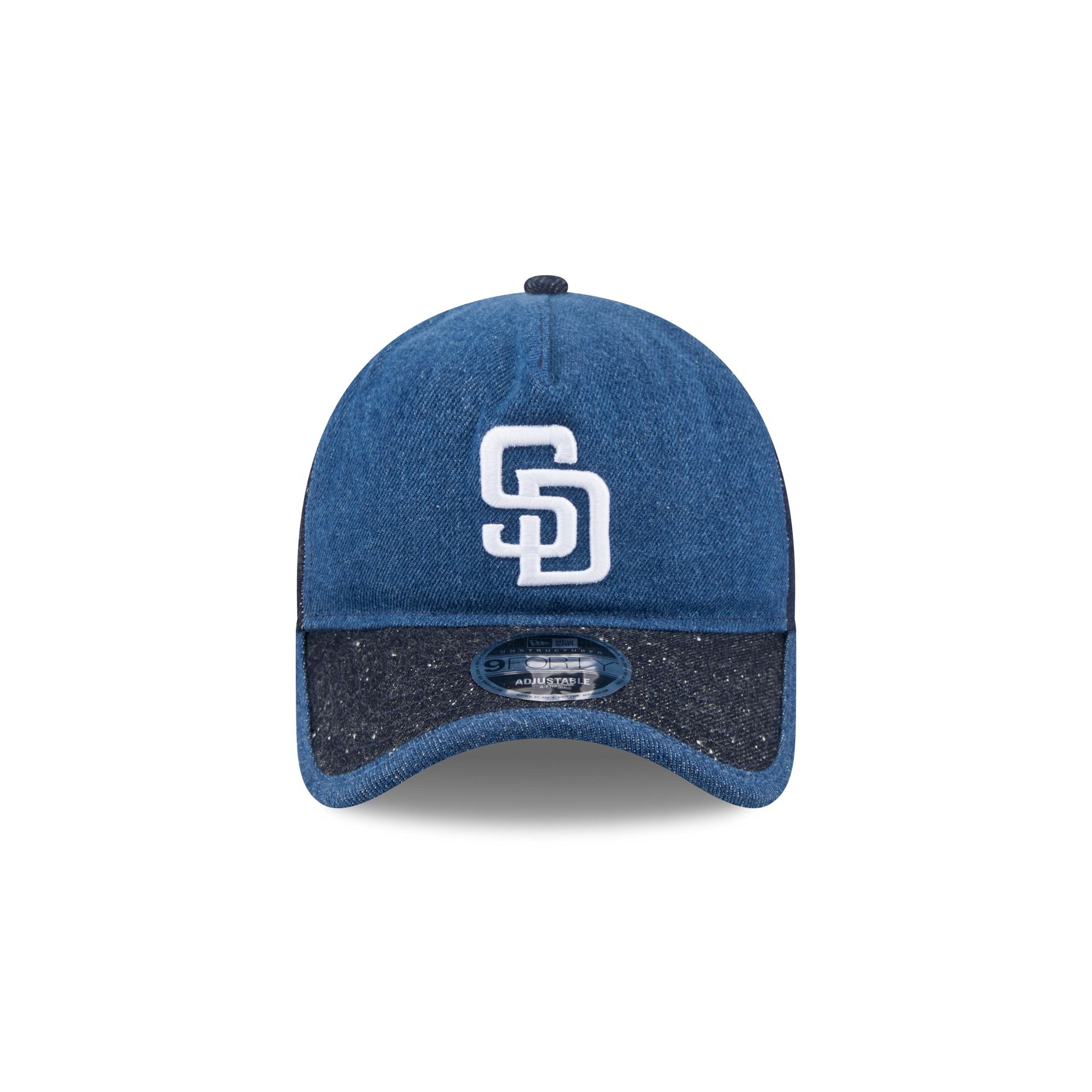San Diego Padres Multi-Panel Denim 9FORTY A-Frame Unstructured Adjustable Hat