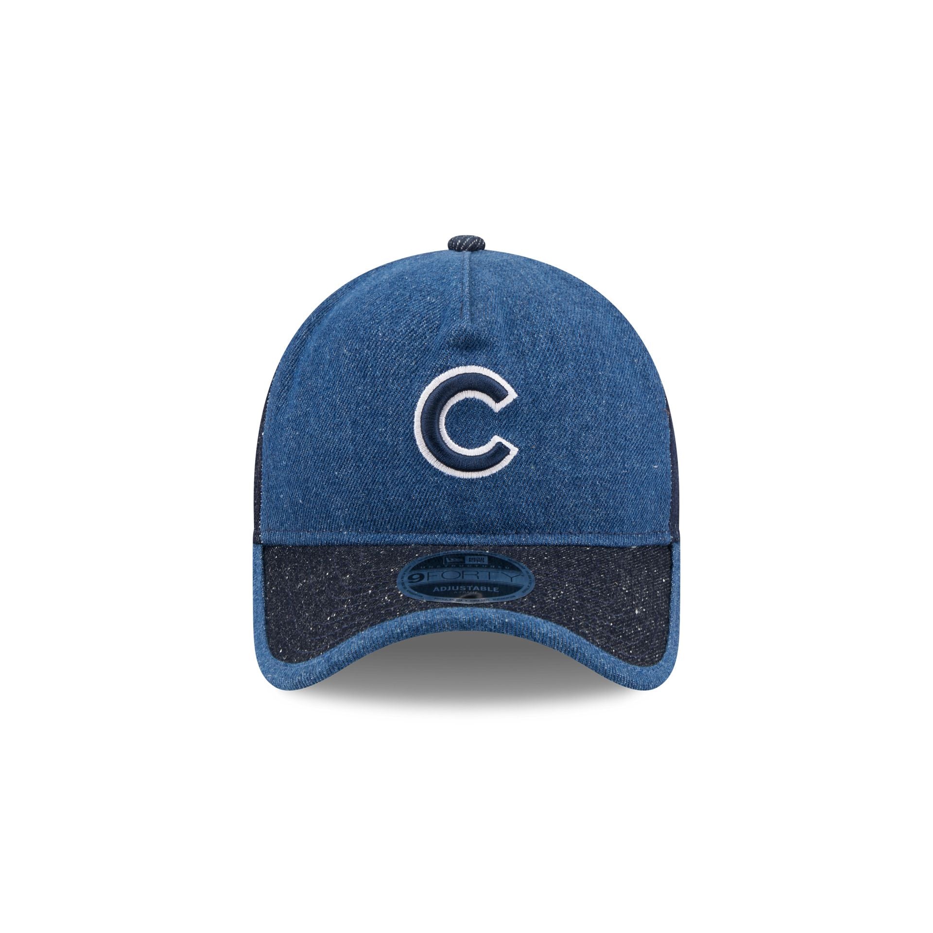 Chicago Cubs Multi-Panel Denim 9FORTY A-Frame Unstructured Adjustable Hat