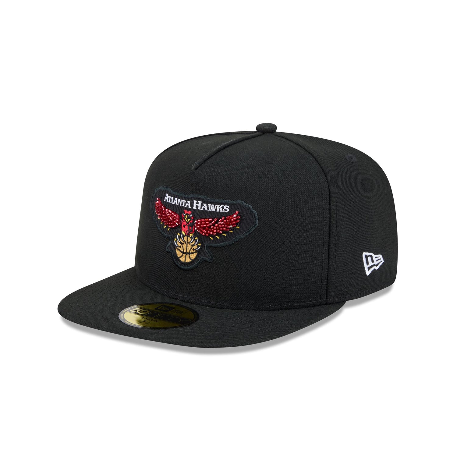Just Caps Beaded Atlanta Hawks 59FIFTY A-Frame Fitted Hat
