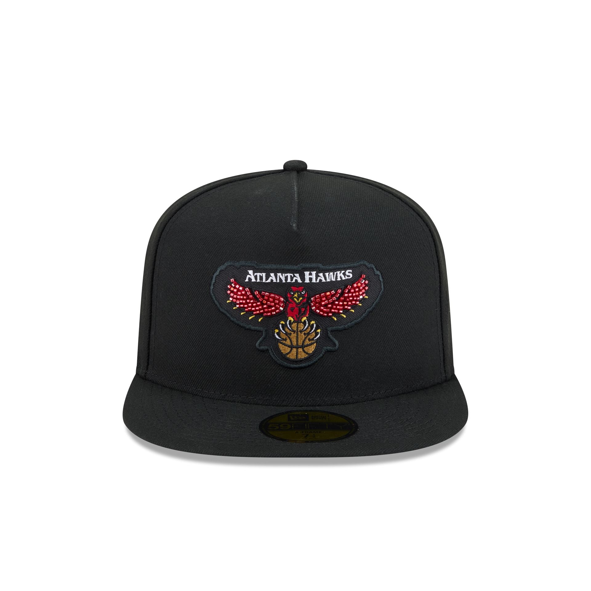 Just Caps Beaded Atlanta Hawks 59FIFTY A-Frame Fitted Hat