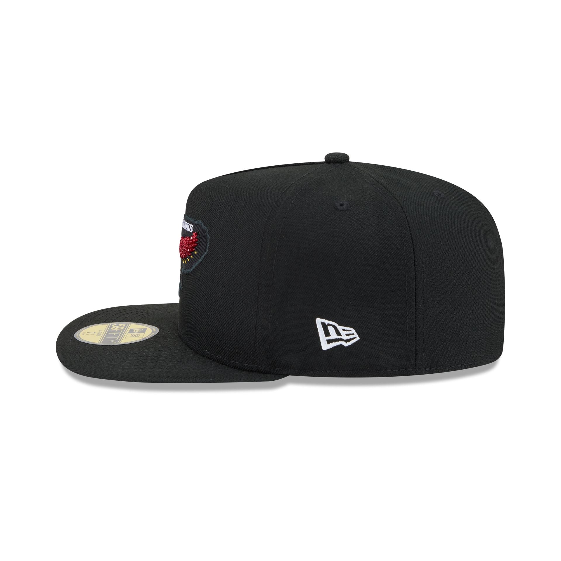 Just Caps Beaded Atlanta Hawks 59FIFTY A-Frame Fitted Hat