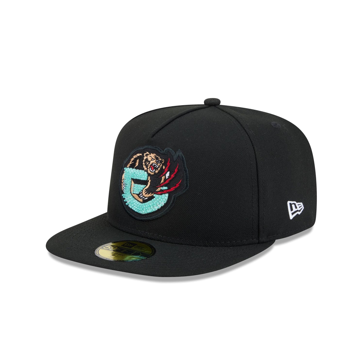 Just Caps Beaded Vancouver Grizzlies 59FIFTY A-Frame Fitted Hat