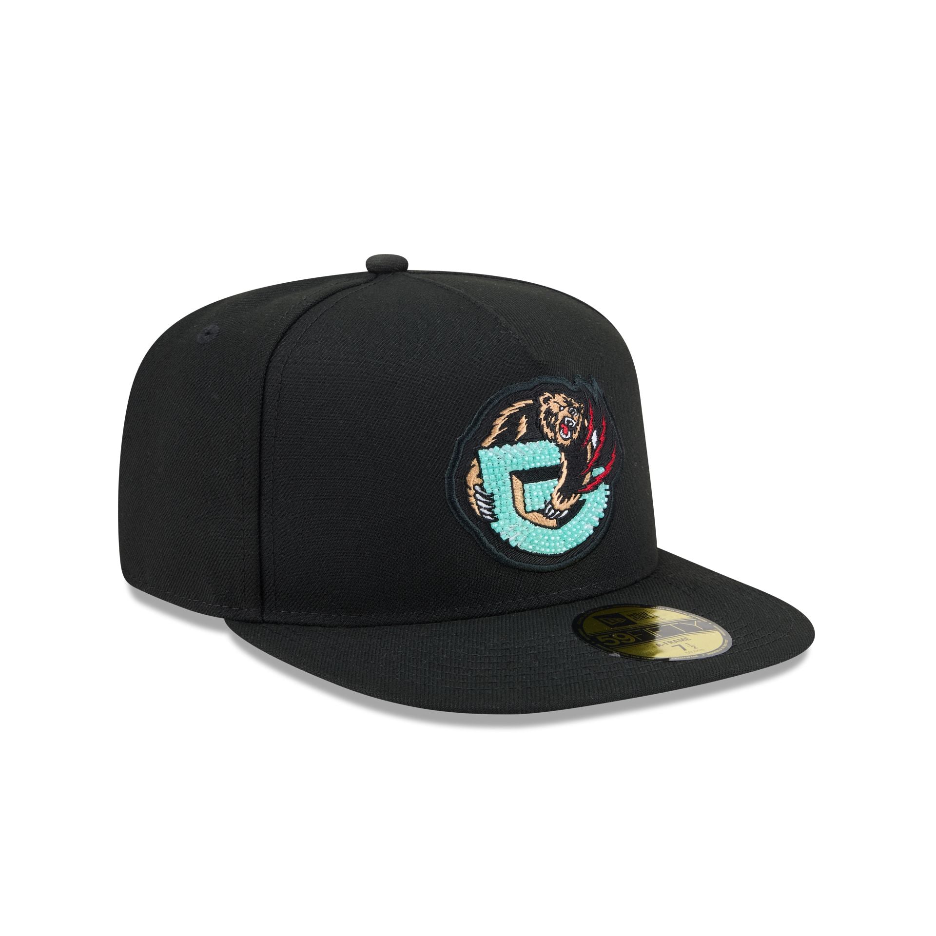 Just Caps Beaded Vancouver Grizzlies 59FIFTY A-Frame Fitted Hat