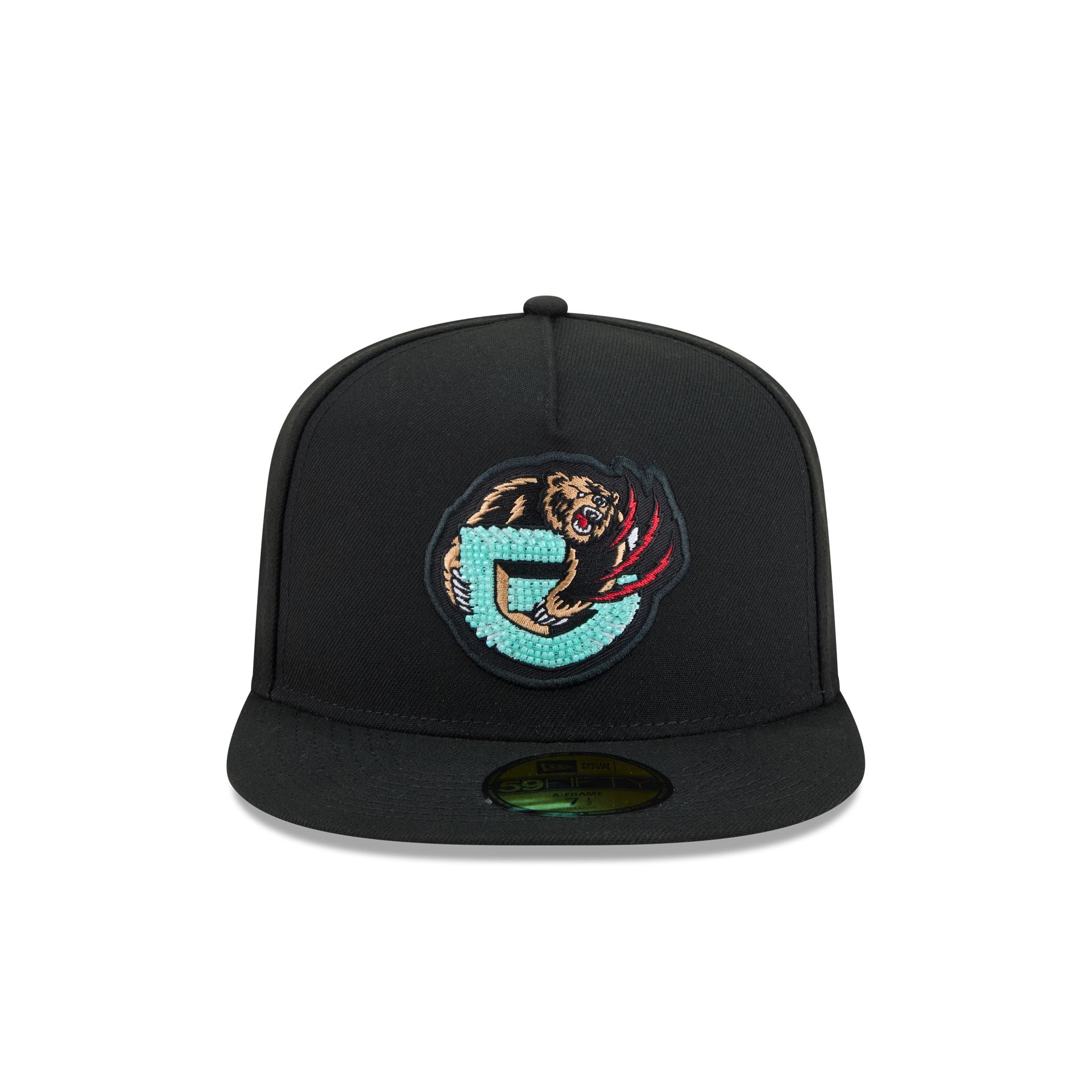 Just Caps Beaded Vancouver Grizzlies 59FIFTY A-Frame Fitted Hat