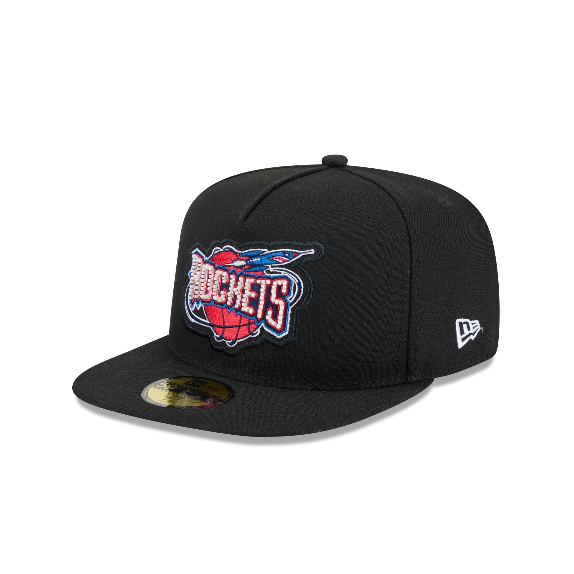 Just Caps Beaded Houston Rockets 59FIFTY A-Frame Fitted Hat