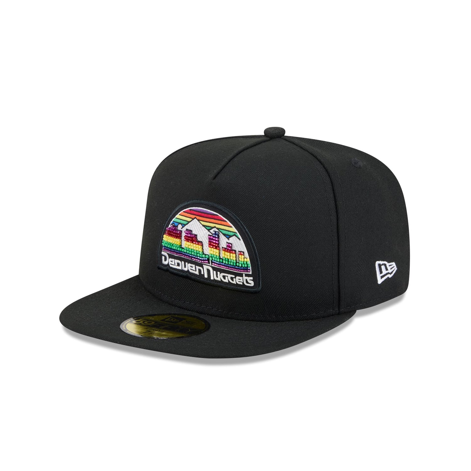 Just Caps Beaded Denver Nuggets 59FIFTY A-Frame Fitted Hat