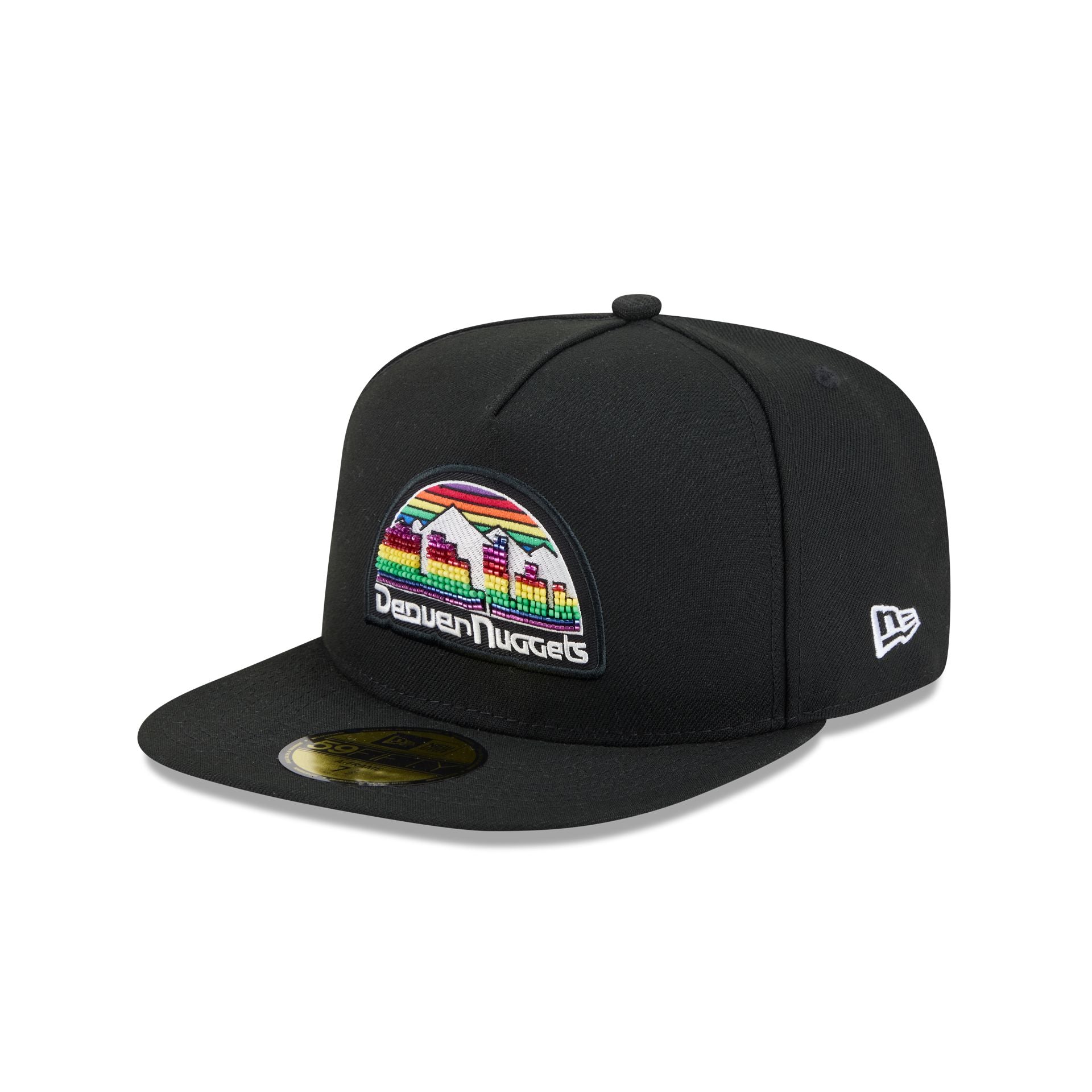 Just Caps Beaded Denver Nuggets 59FIFTY A-Frame Fitted Hat