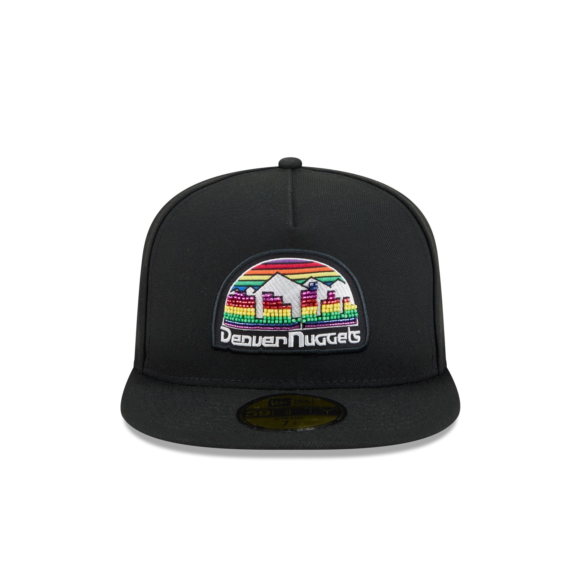 Just Caps Beaded Denver Nuggets 59FIFTY A-Frame Fitted Hat