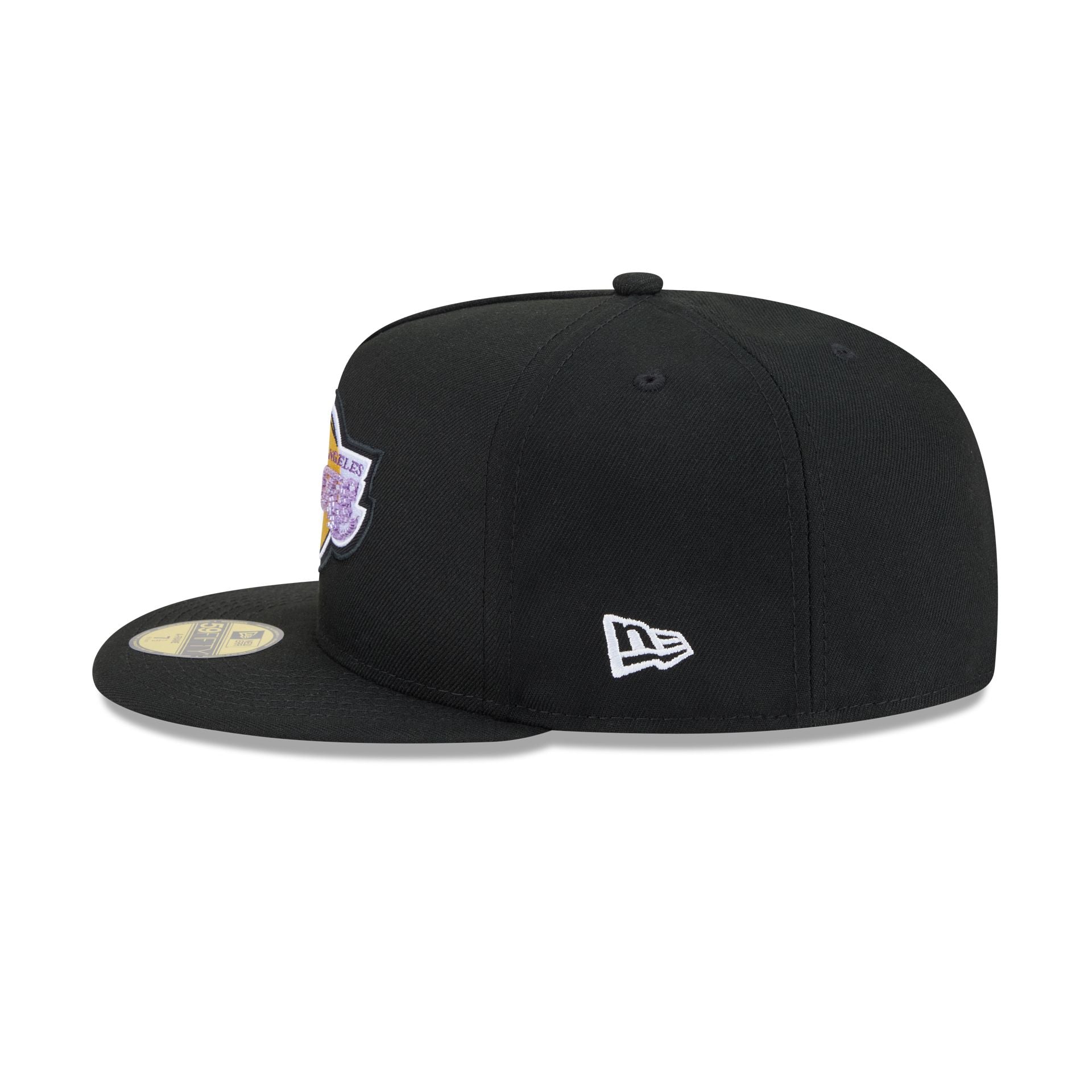 Just Caps Beaded Los Angeles Lakers 59FIFTY A-Frame Fitted Hat