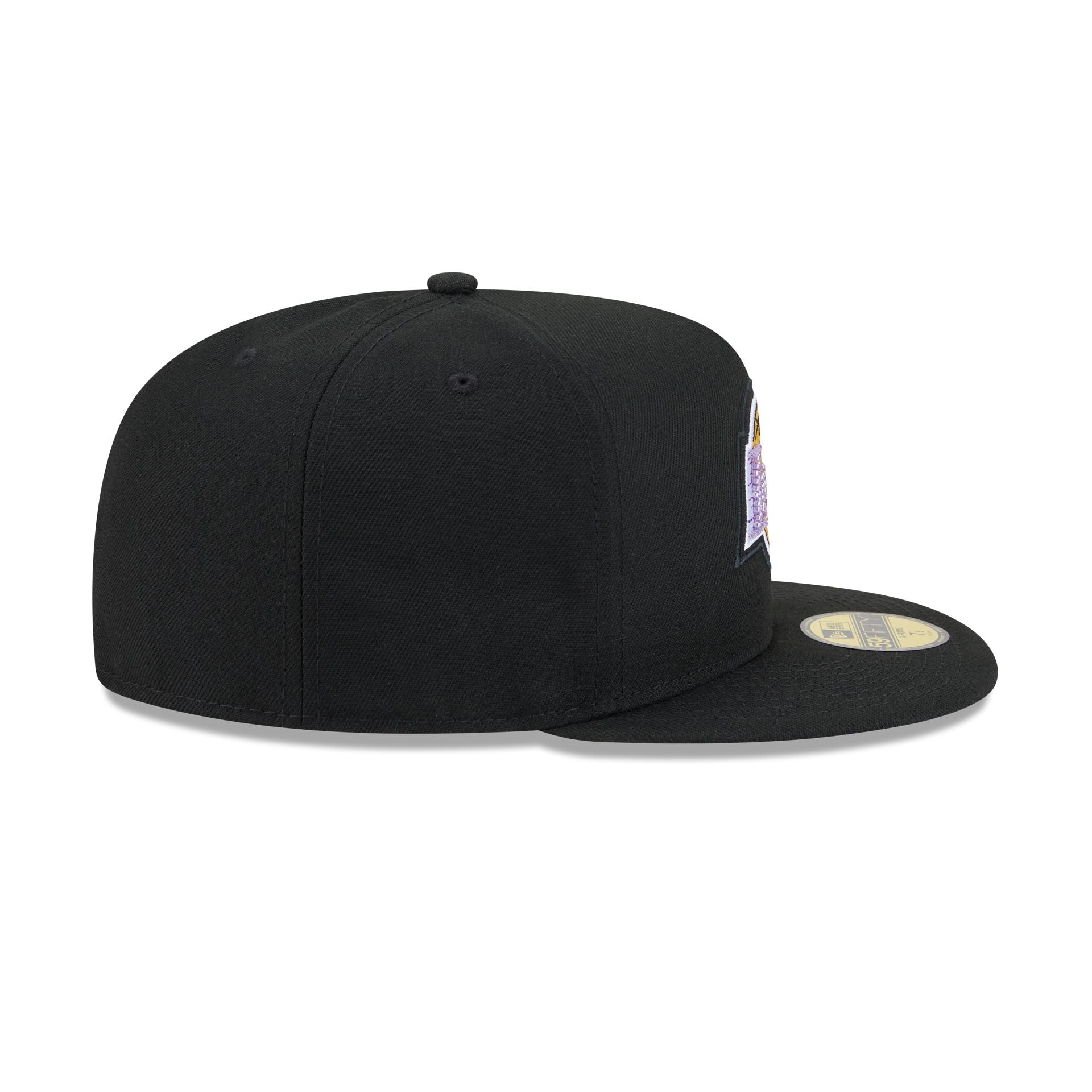 Just Caps Beaded Los Angeles Lakers 59FIFTY A-Frame Fitted Hat