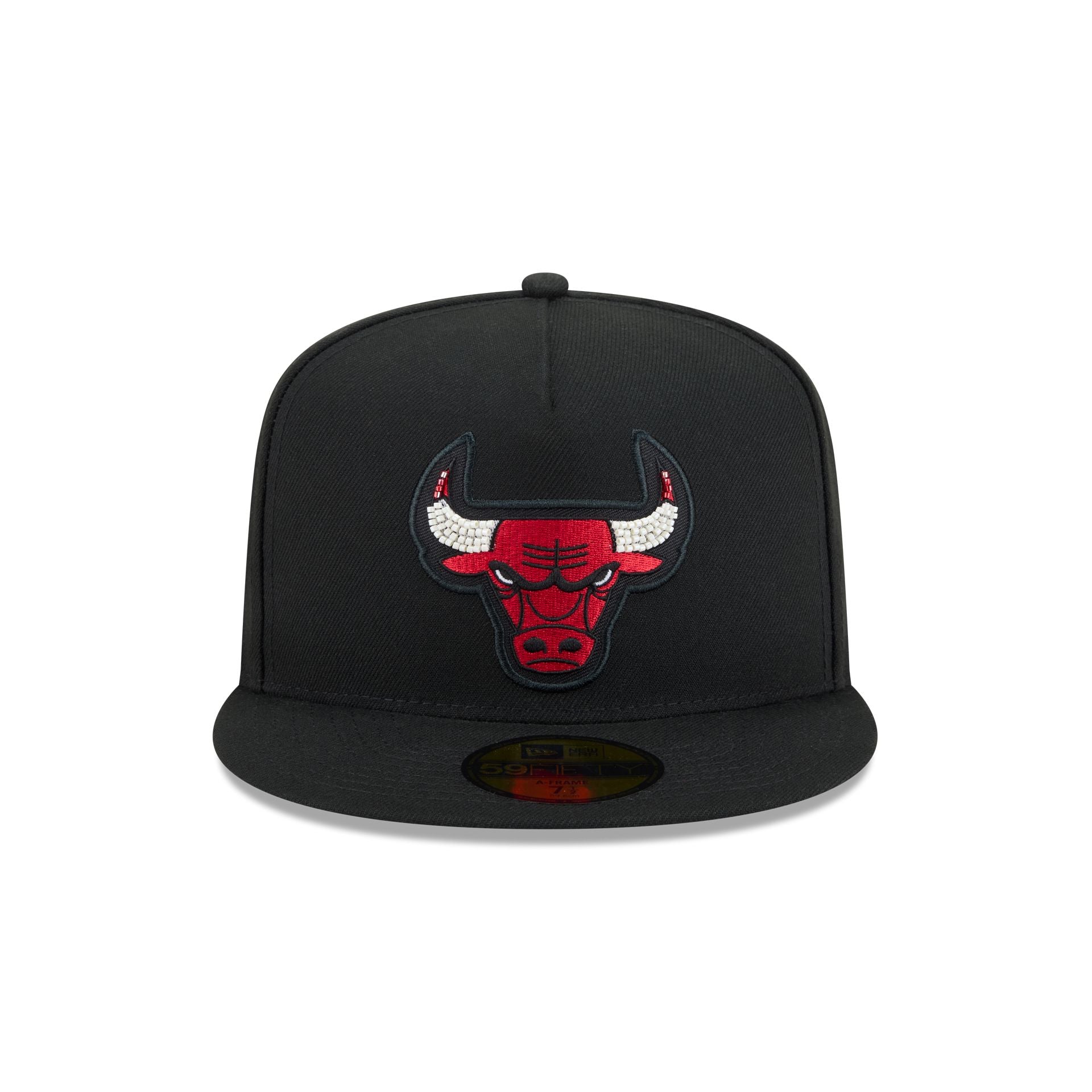 Just Caps Beaded Chicago Bulls 59FIFTY A-Frame Fitted Hat