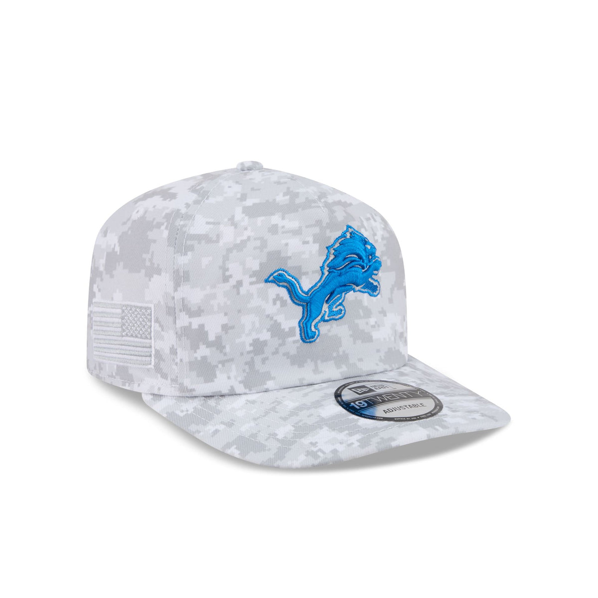 Detroit Lions 2026 Salute to Service Fan Gear Snow 19TWENTY Snapback Hat