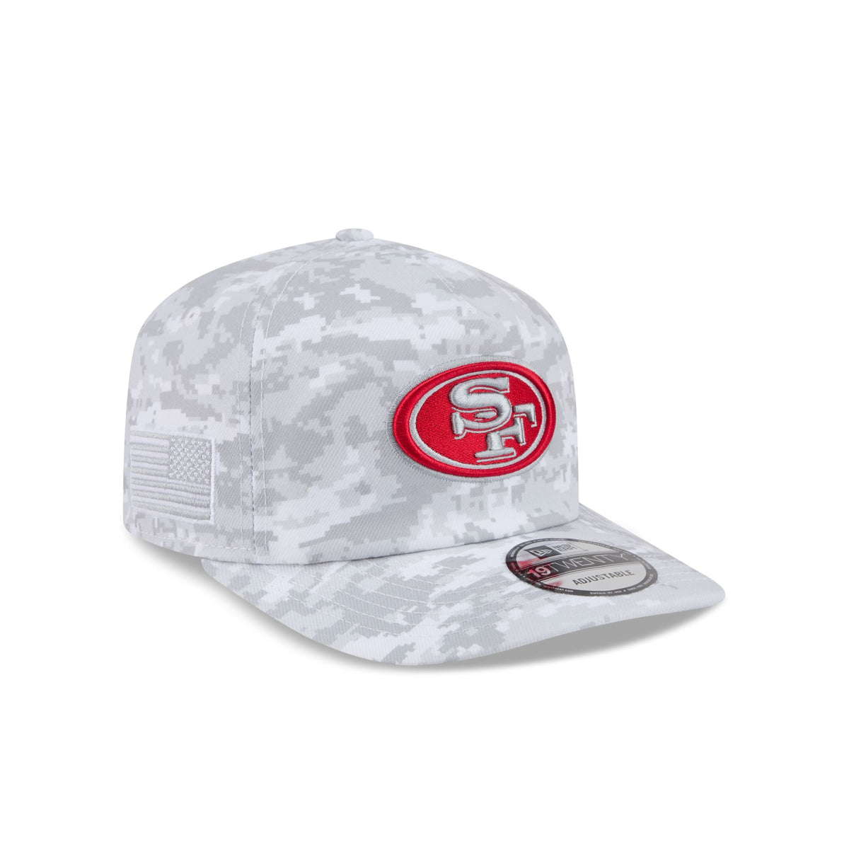 San Francisco 49ers 2026 Salute to Service Fan Gear Snow 19TWENTY Snapback Hat
