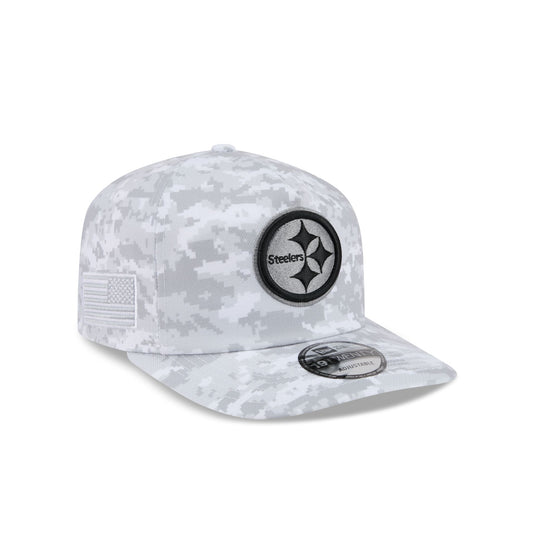 Pittsburgh Steelers 2026 Salute to Service Fan Gear Snow 19TWENTY Snapback Hat