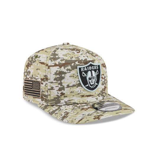 Las Vegas Raiders 2026 Salute to Service Fan Gear Camo 19TWENTY Snapback Hat