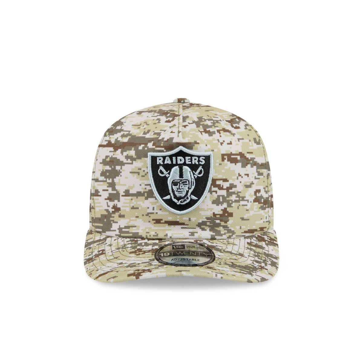 Las Vegas Raiders 2026 Salute to Service Fan Gear Camo 19TWENTY Snapback Hat
