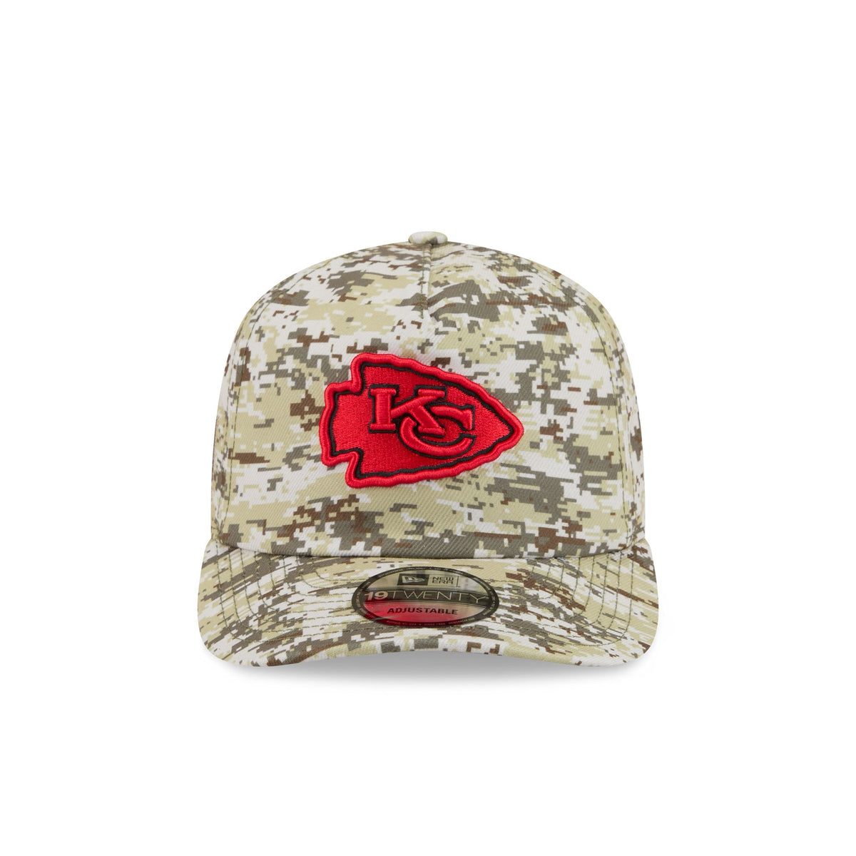 Kansas City Chiefs 2026 Salute to Service Fan Gear Camo 19TWENTY Snapback Hat