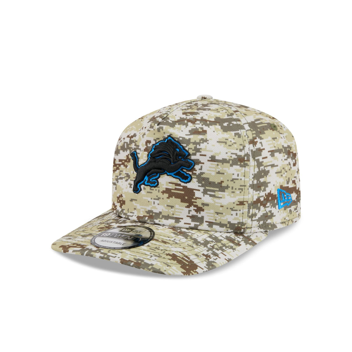 Detroit Lions 2026 Salute to Service Fan Gear Camo 19TWENTY Snapback Hat