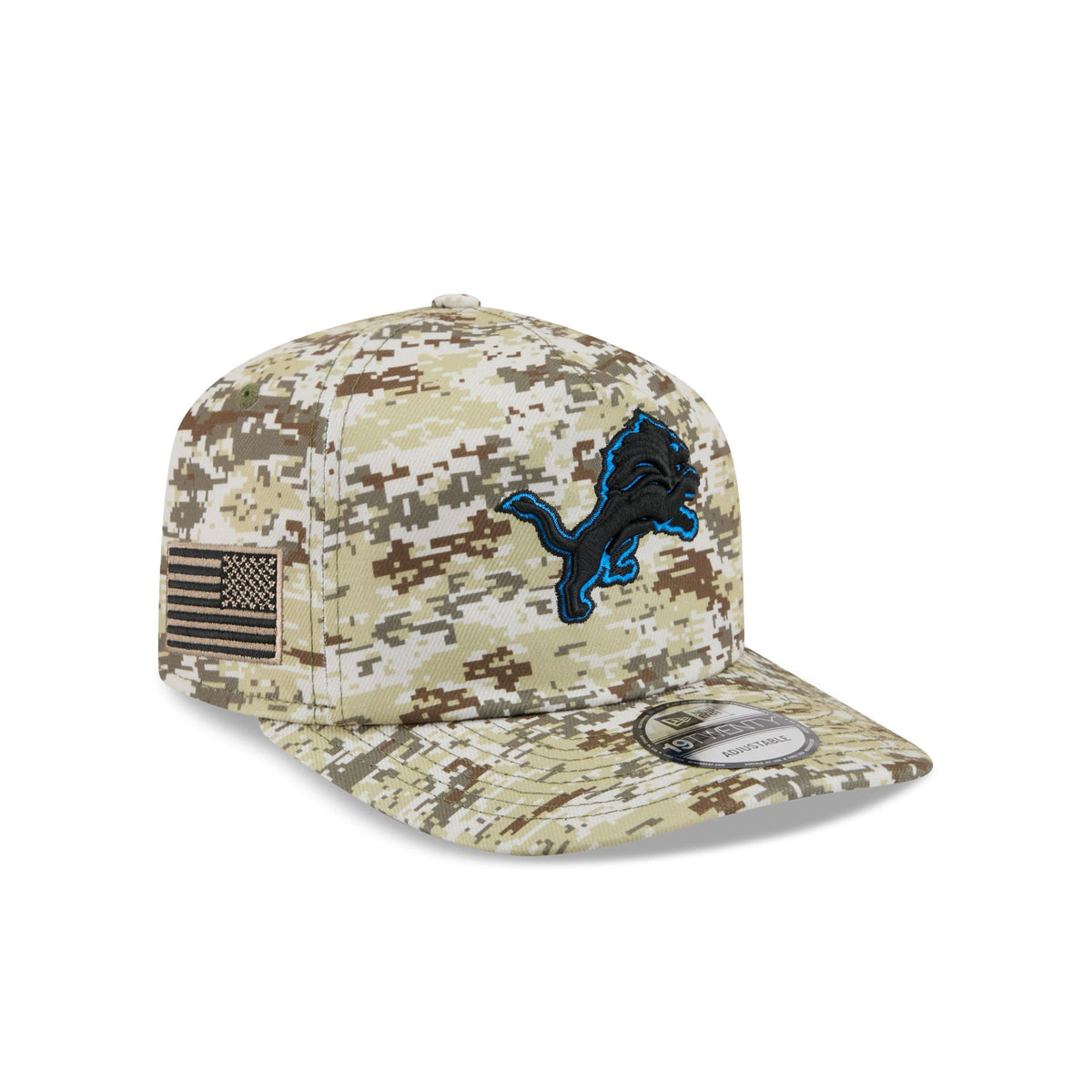 Detroit Lions 2026 Salute to Service Fan Gear Camo 19TWENTY Snapback Hat