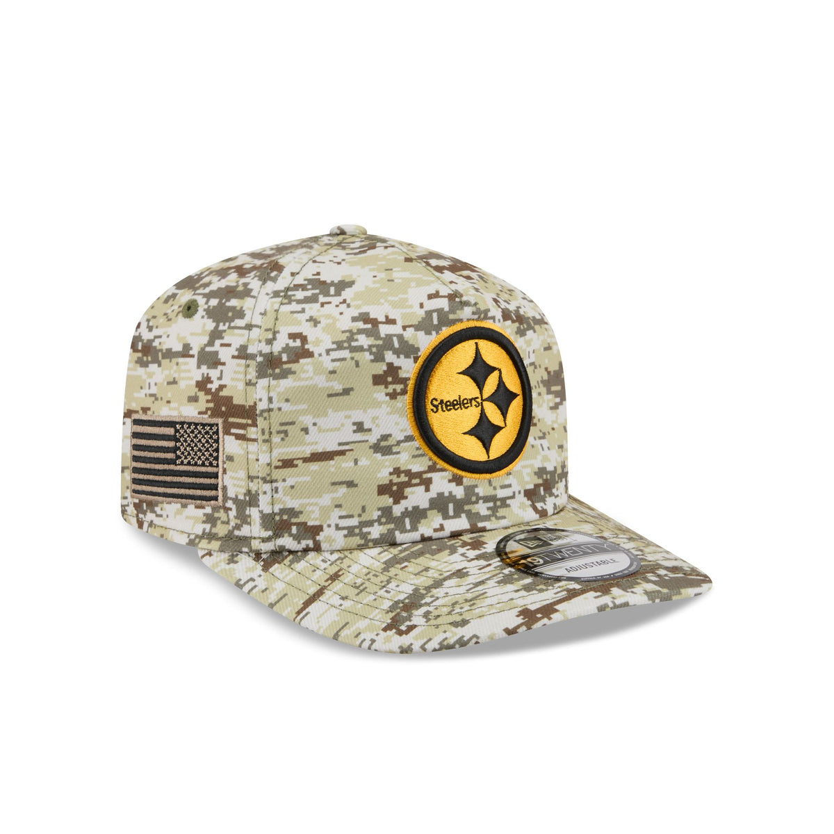 Pittsburgh Steelers 2026 Salute to Service Fan Gear Camo 19TWENTY Snapback Hat