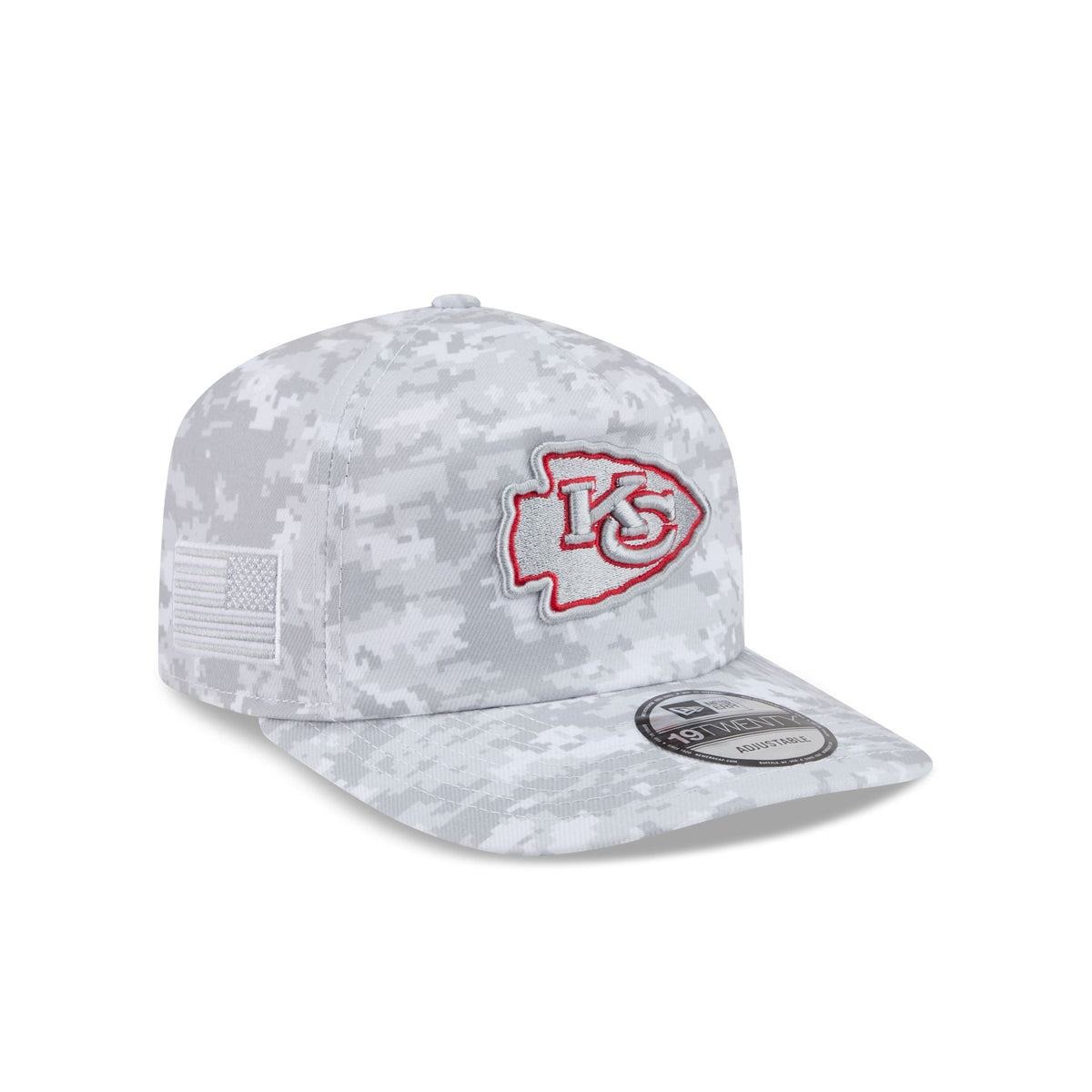 Kansas City Chiefs 2026 Salute to Service Fan Gear Snow 19TWENTY Snapback Hat