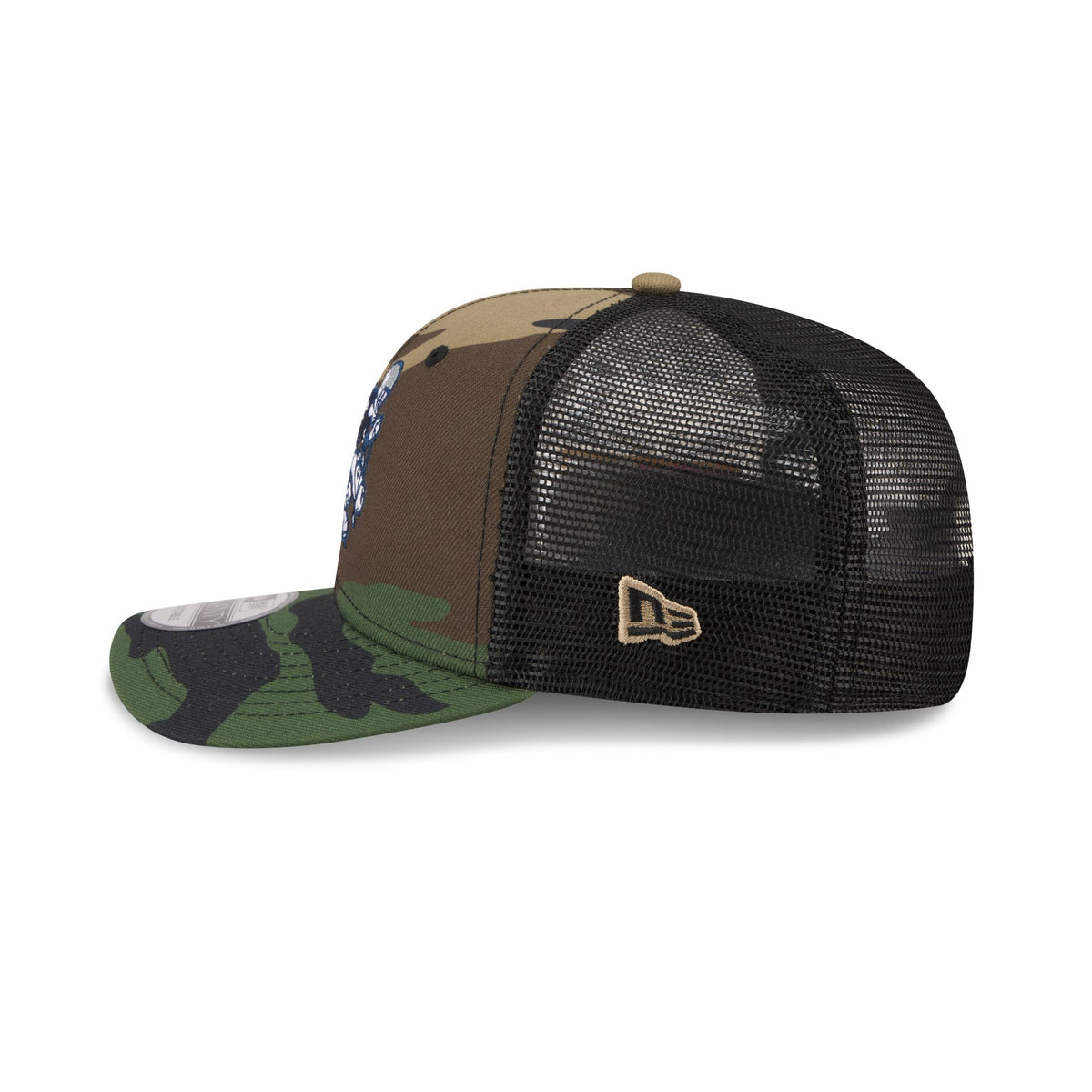 Dallas Cowboys 2026 Salute to Service Fan Gear Camo 9SEVENTY Trucker Hat