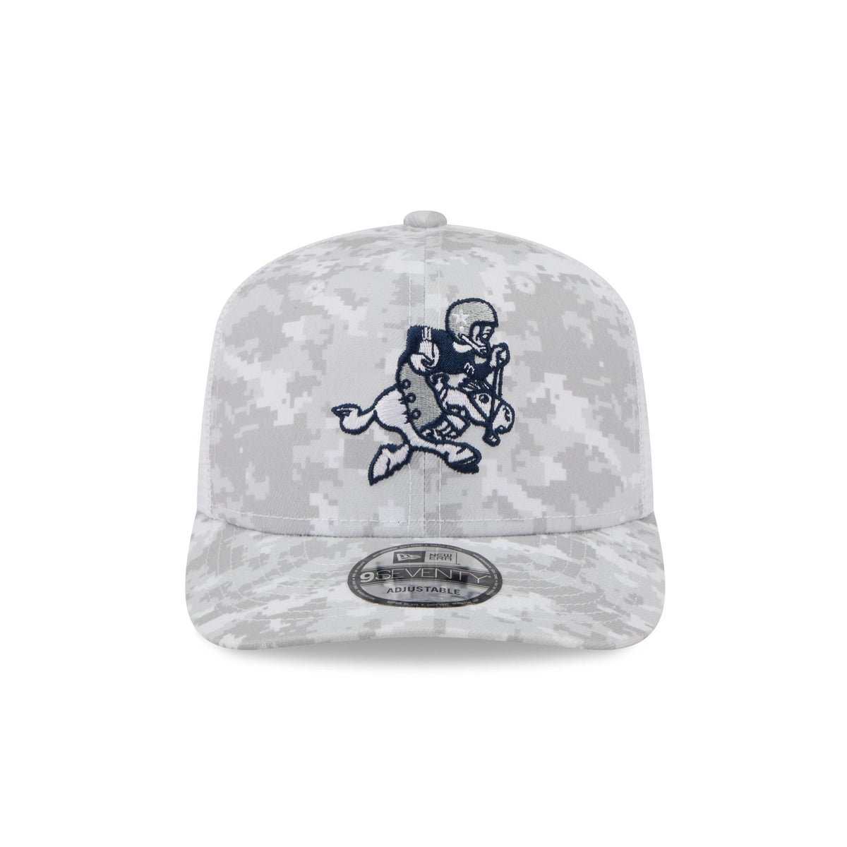 Dallas Cowboys 2026 Salute to Service Fan Gear Snow 9SEVENTY Trucker Hat