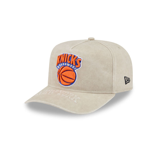 New York Knicks Brushed Cotton Stone 9FIFTY A-Frame Snapback Hat