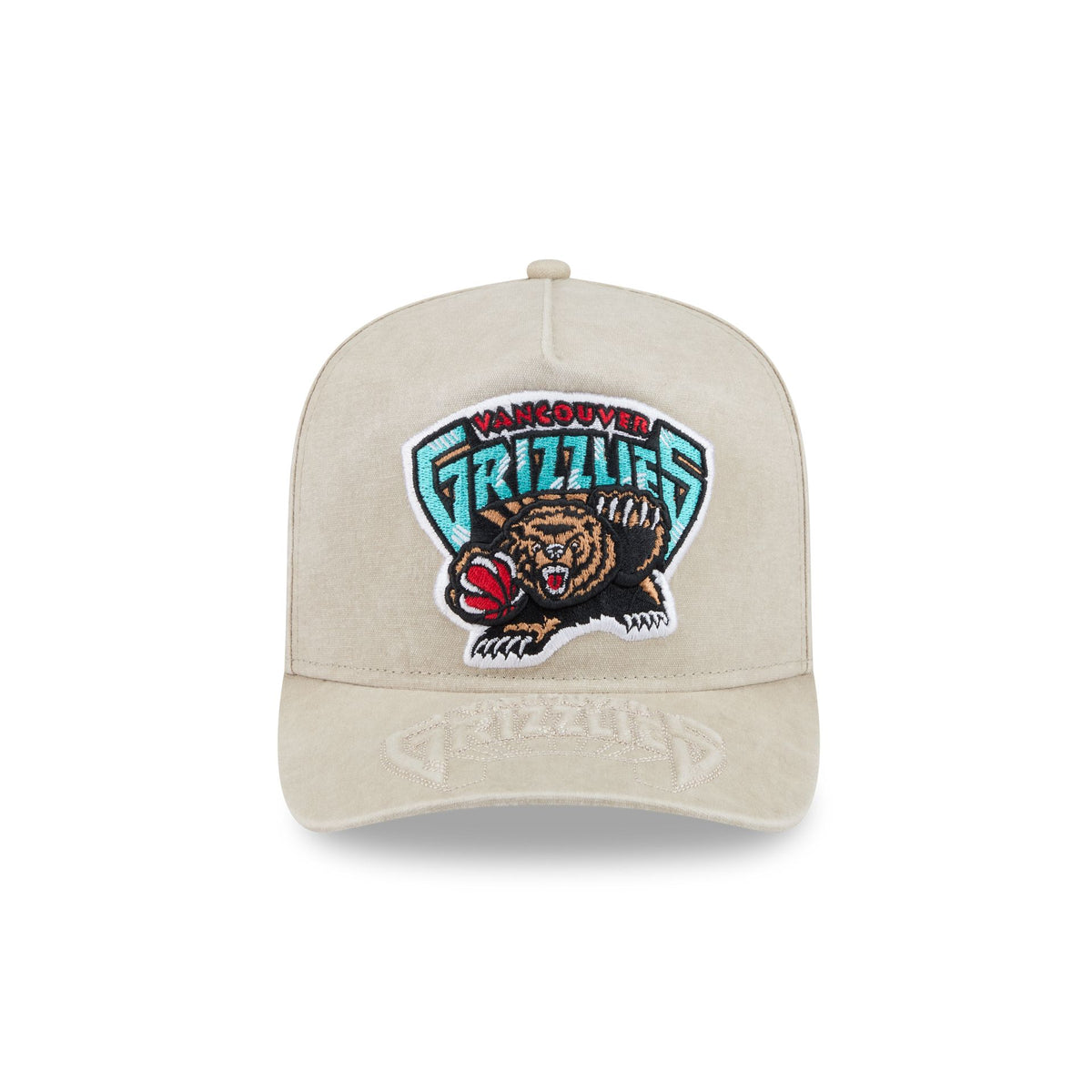 Vancouver Grizzlies Brushed Cotton Stone 9FIFTY A-Frame Snapback Hat