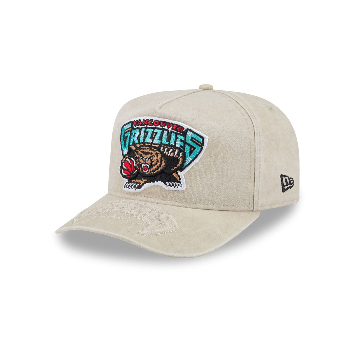 Vancouver Grizzlies Brushed Cotton Stone 9FIFTY A-Frame Snapback Hat