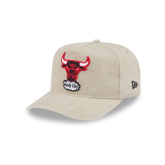 Chicago Bulls Brushed Cotton Stone 9FIFTY A-Frame Snapback Hat