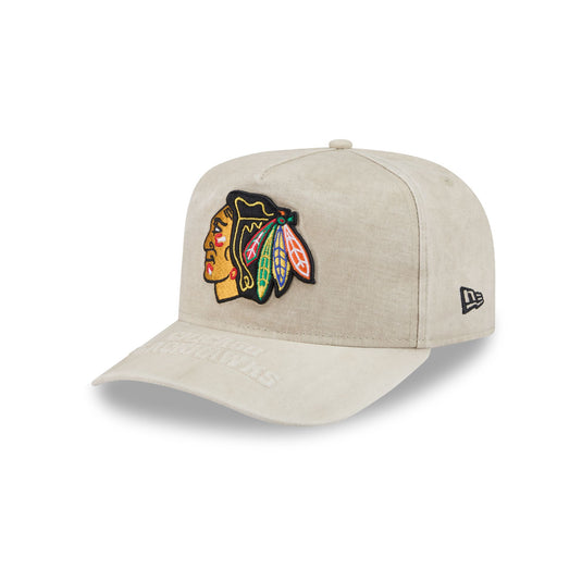 Chicago Blackhawks Brushed Cotton Stone 9FIFTY A-Frame Snapback Hat