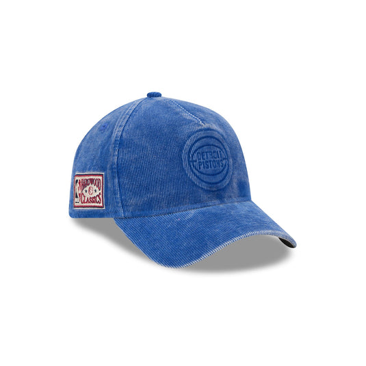 Detroit Pistons Washed Thin Wale Cord 9FORTY A-Frame Unstructured Snapback Hat
